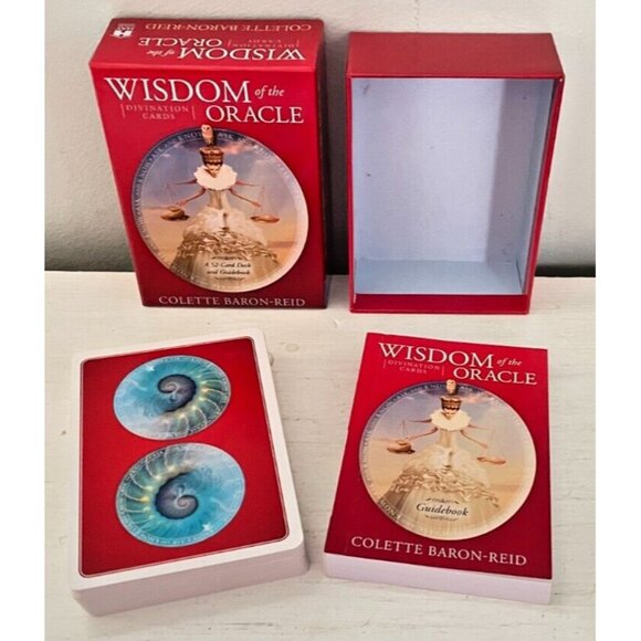 Wisdom of the Oracle Tarot Cards 52 Divination Card Deck Complete w Guidebook - Picture 4 of 7